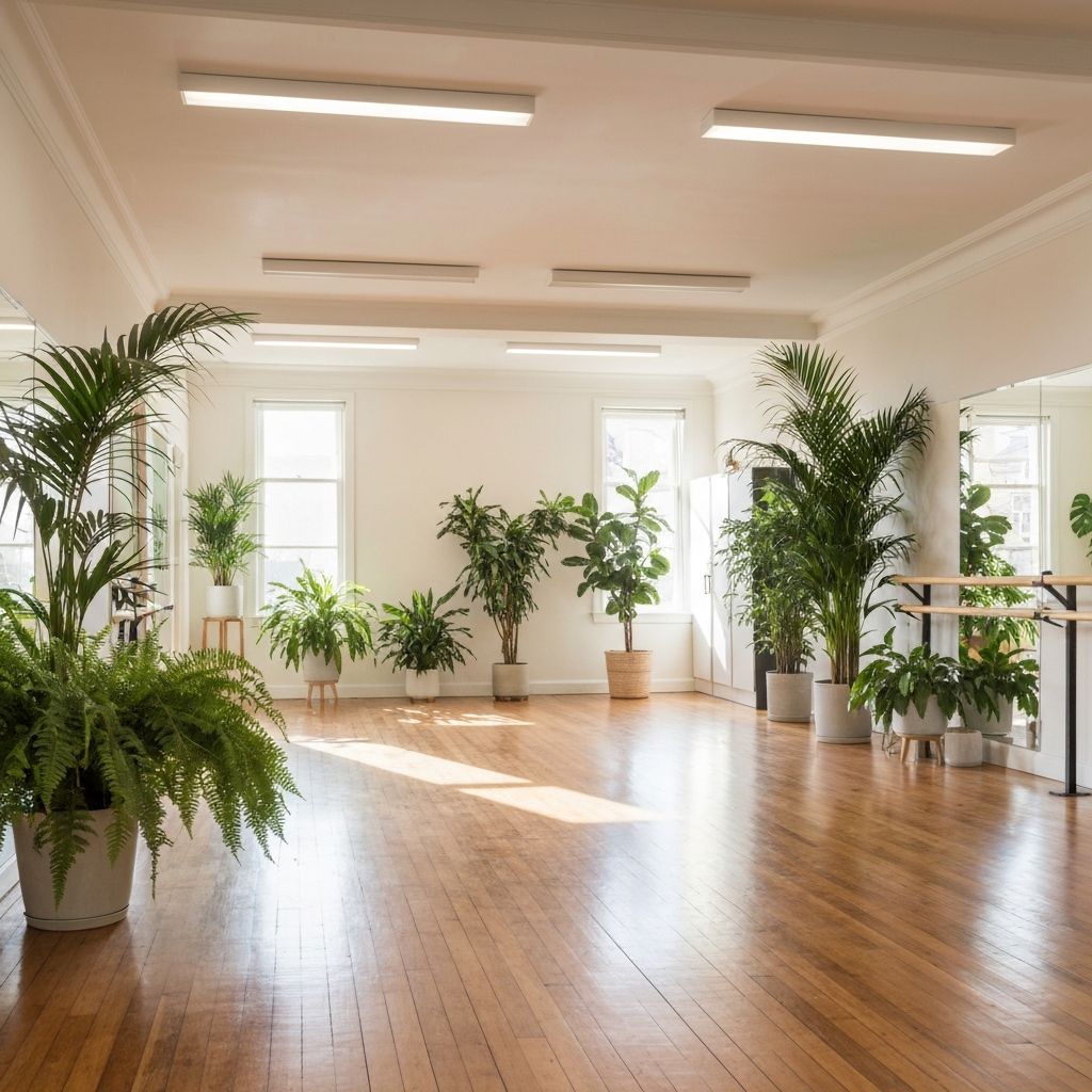 Bewegungsraum mit natürlichem Licht